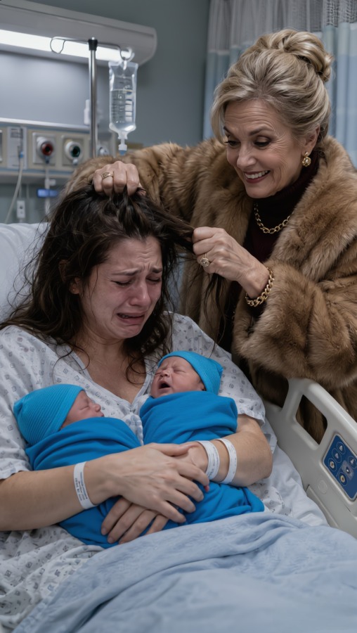 בעלי נטש אותי ואת התאומים שזה עתה נולדו לנו, משום שאמו העשירה הורתה לו לעשות זאת... הוא בחר בכספה של אמו במקום באשתו ההרה ועזב מבלי להביט לאחור.
