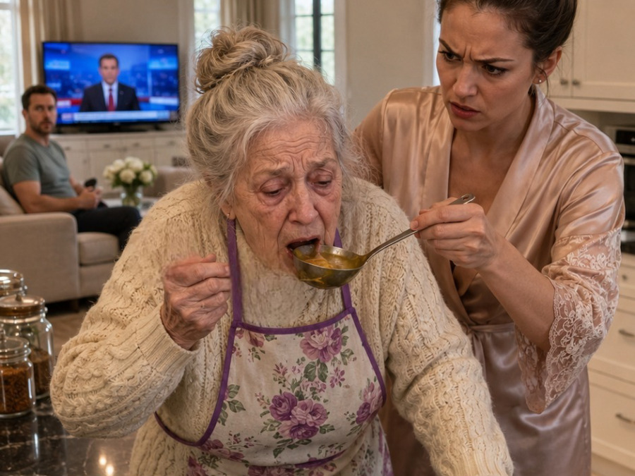 בגיל 72, כלתי הכתה אותי במצקת מול בני... "בקושי ערבבתי את המרק כאשר כלתי חטפה את המצקת מידיי והשליכה אותה בעוצמה לעברי, ישר אל פניי, והשפילה אותי ללא שום רסן..."